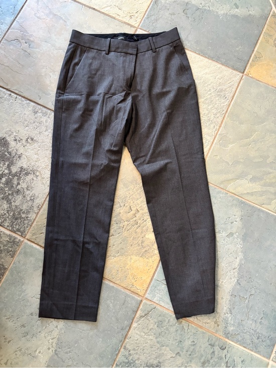 Theory Pants - Theory Dark Grey Suit Pants in Dark Charcoal Gray